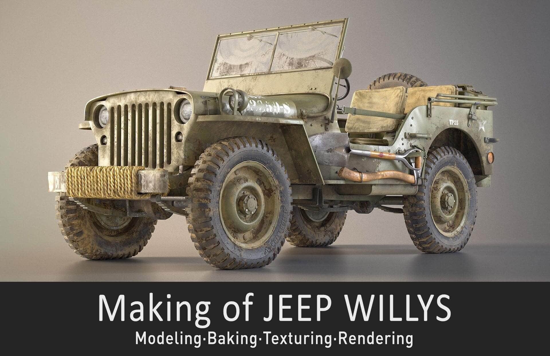 making of jeep willis tutorial